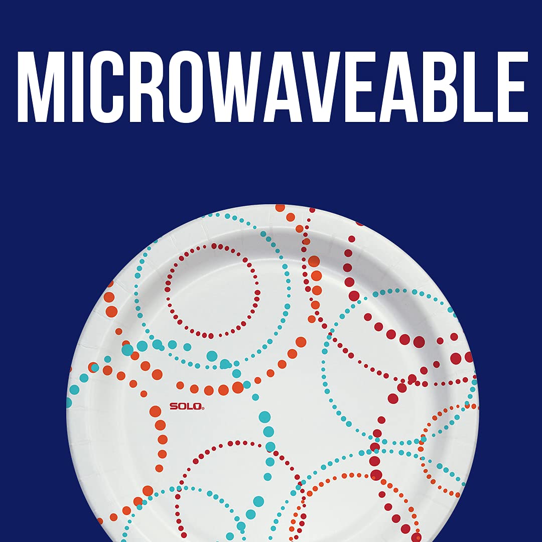 Solo AnyDay 8.5 Inch Disposable Paper Plates - 360 Count Bulk Pack for Parties, Picnics, BBQs & Everyday Use