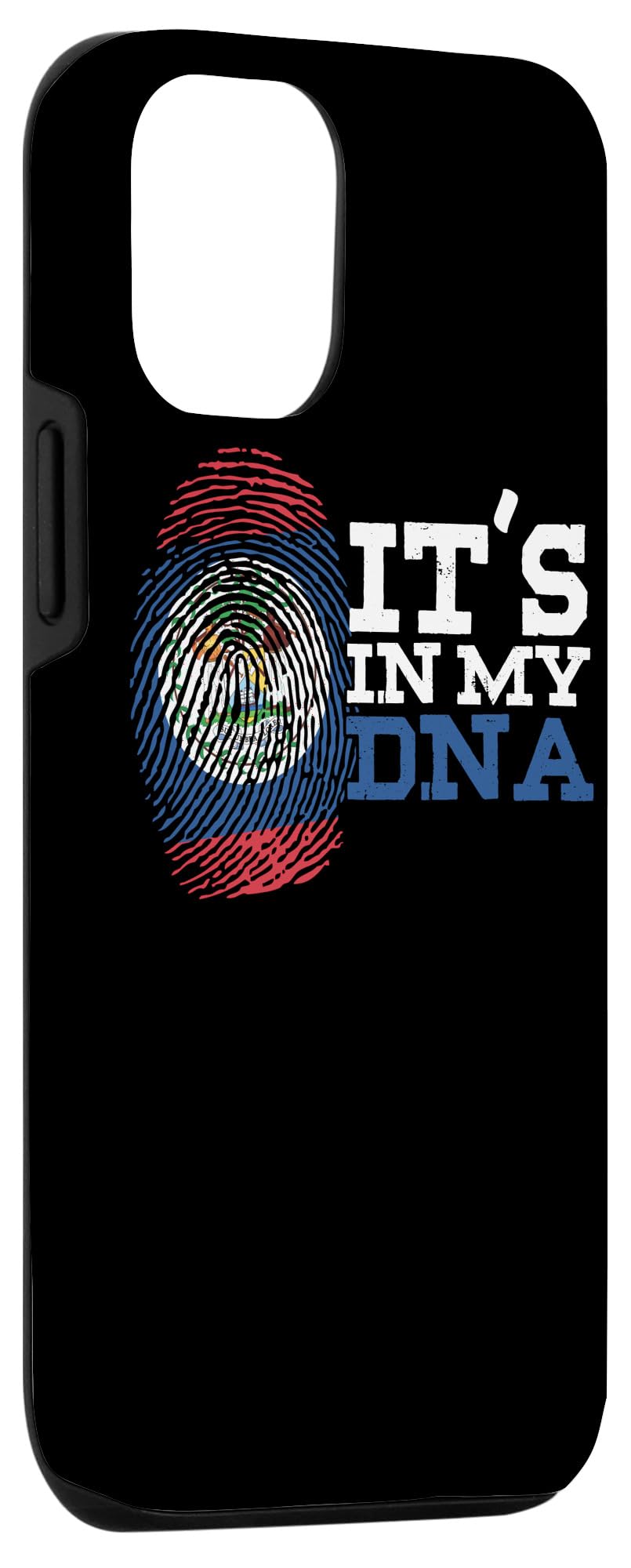 iPhone 12/12 Pro Case with Belize Flag Design - Premium Protective Phone Cover for Belizean Heritage & Roots - Perfect for Travel, Cultural Pride & Everyday Use