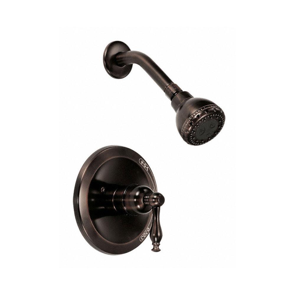 Danze Sheridan Oil Rubbed Bronze Single Handle Shower Faucet with Rough-in Valve - Perfect for Modern Bathroom Renovations and Spa-Like Shower Experiences