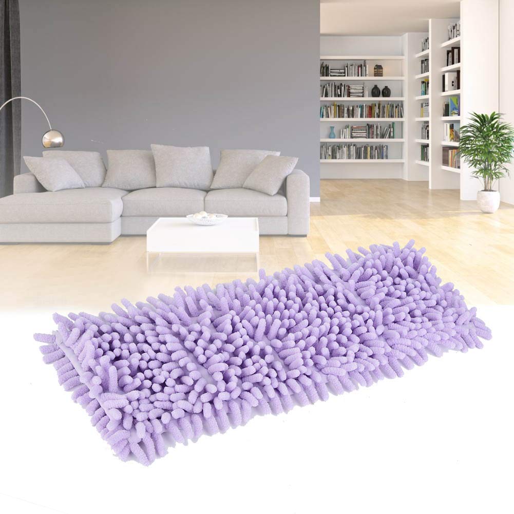 Washable & Reusable Flat Mop Pads - Microfiber Floor Cleaning Pads Replacement for Hardwood, Tile & Laminate Floors - Perfect for Kitchen, Bathroom & Pet Hair Cleaning