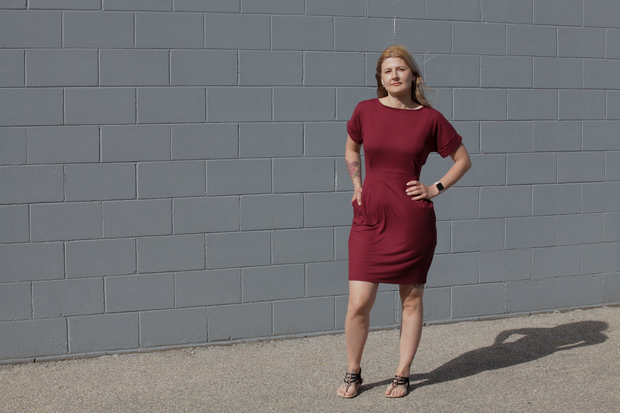 Extra Soft Tie Belt Dress with Pockets - Women's Flowy Casual Wrap Dress for Work, Date Night & Spring Outfits