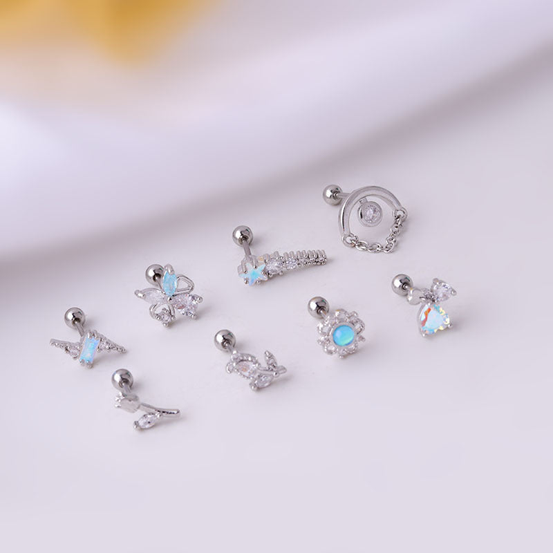 20G Galaxy Star Helix Piercing Stud - Surgical Steel Cartilage Earring for Women & Men | Perfect for Helix, Tragus, or Conch Piercings | Hypoallergenic & Comfortable for Daily Wear