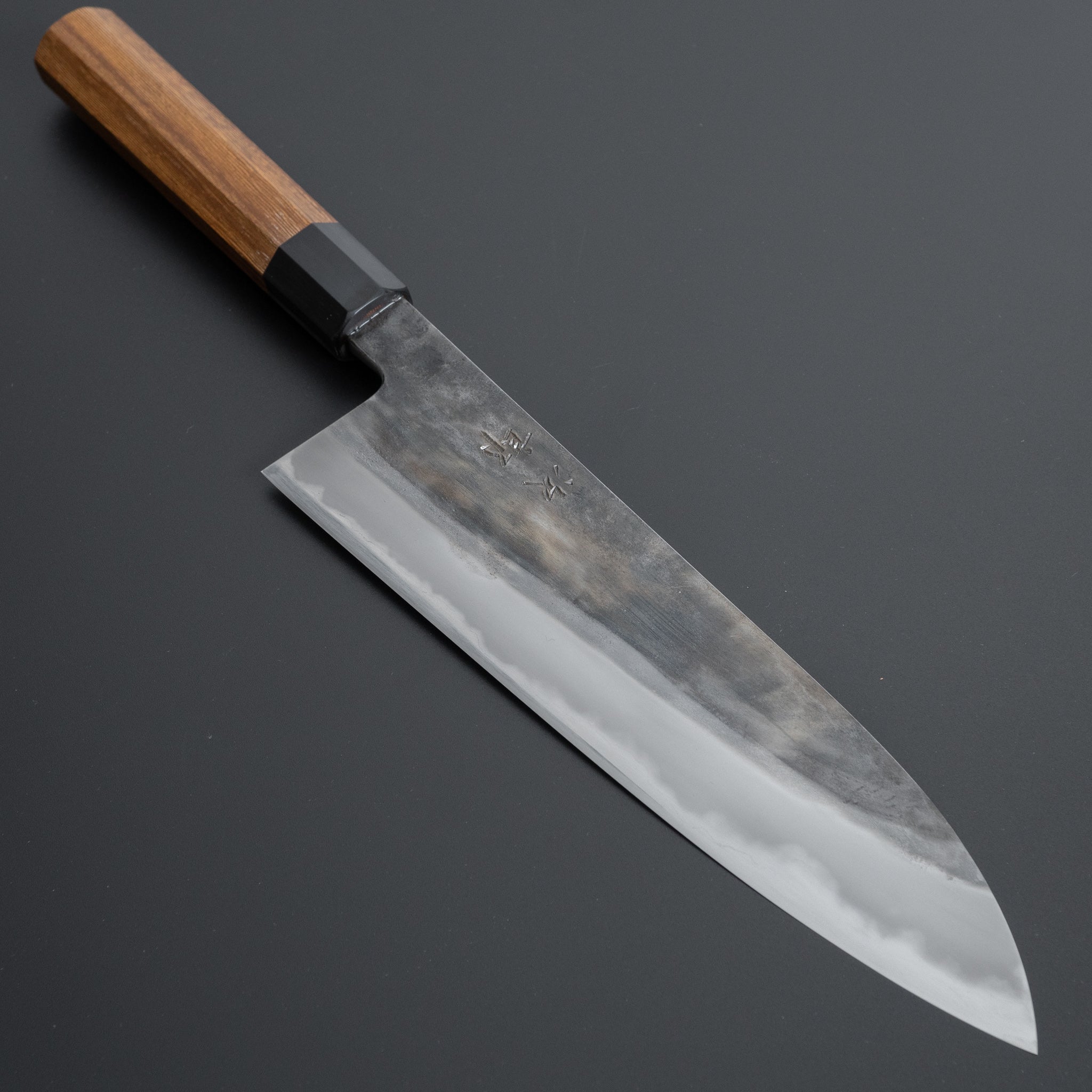 Premium Jiro Tsuchime Wa Gyuto 225mm Japanese Chef Knife with Taihei Tagayasan Handle (#262) - Perfect for Sushi, Sashimi & Precision Cutting in Professional Kitchens