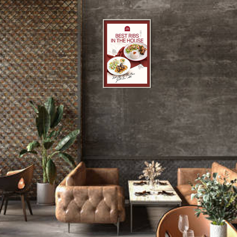 12x20 Poster Frame - Colorful Classic Swing Frame for Wall Art Display - Perfect for Home Decor, Office, Gallery & Dorm Room Wall Decorations