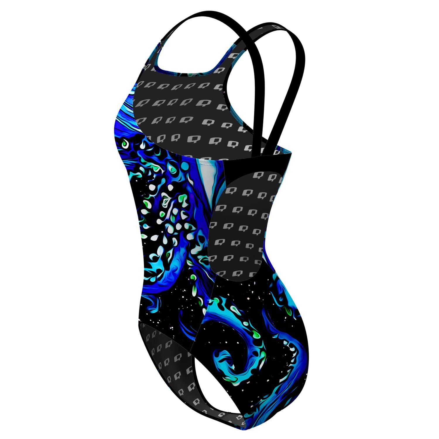 Tentacle Tickles Classic Strap Swimsuit - Sexy One Piece Bathing Suit for Women, Perfect for Beach Vacation & Pool Party