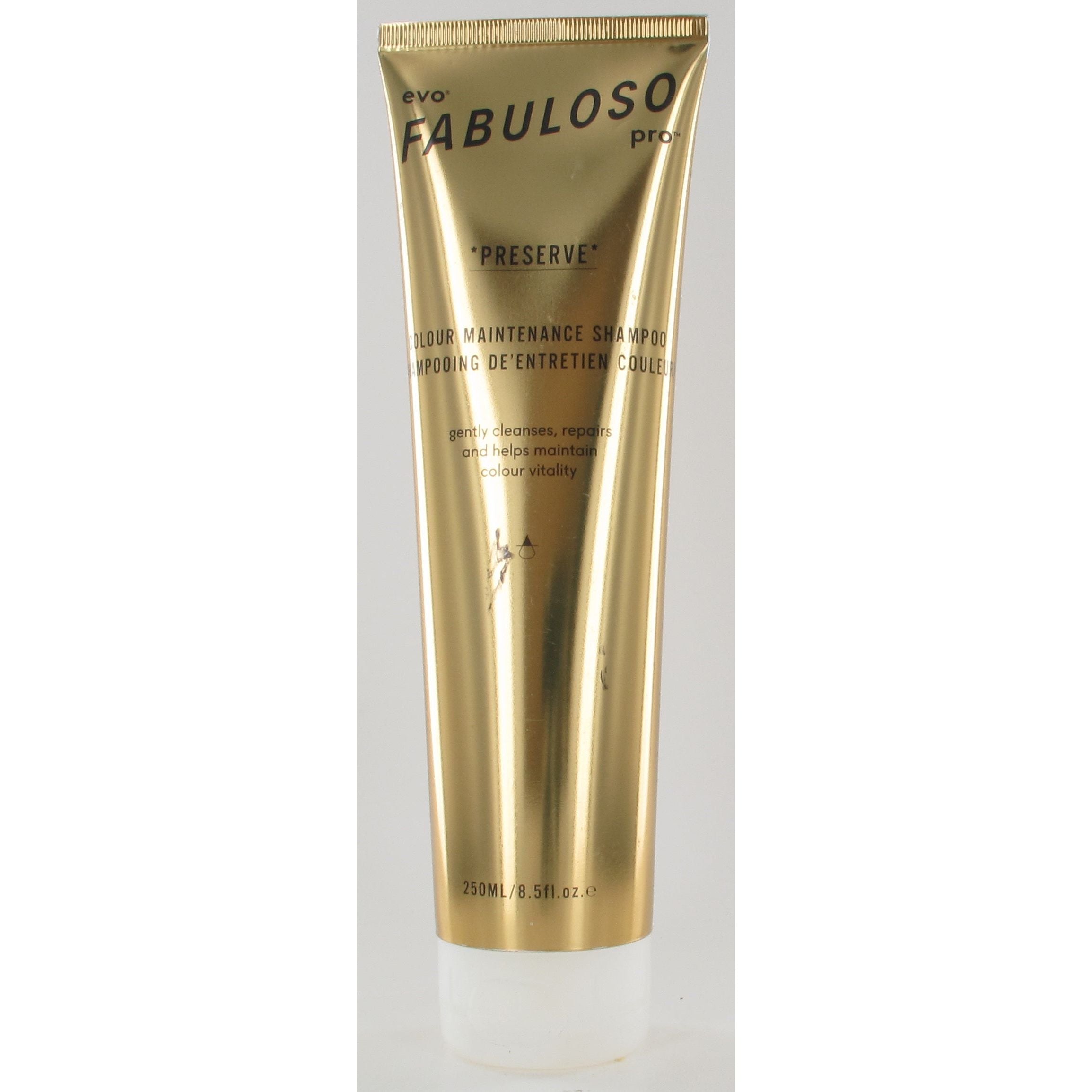Evo Fabuloso Pro Color Protection Shampoo - 8.5 Oz for Vibrant, Long-Lasting Hair Color - Perfect for Color-Treated, Bleached or Highlighted Hair at Home or Salon