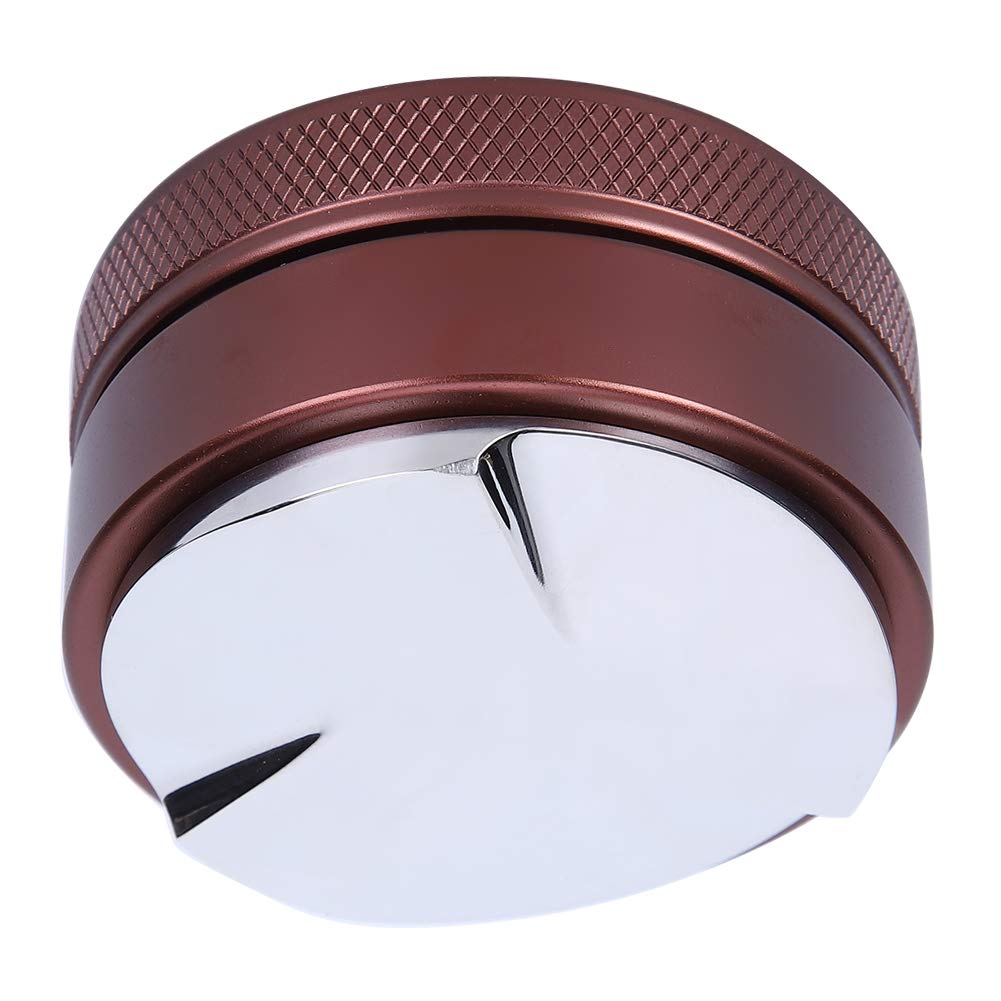 58mm Adjustable Stainless Steel Coffee Distributor & Tamper - Professional Espresso Leveling Tool for Baristas | Perfect for Home & Commercial Coffee Shops, Barista Training & DIY Espresso Enthusiasts