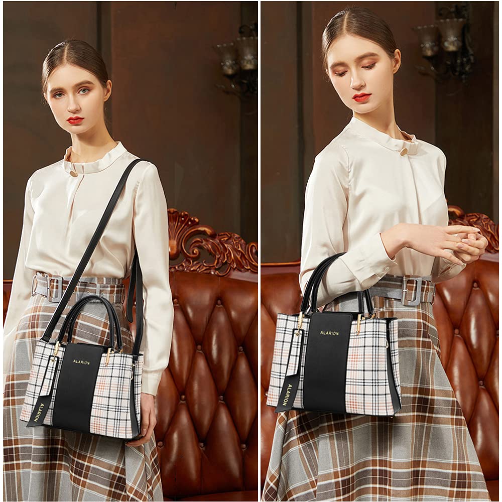 ALARION Women's Shoulder Bag - Stylish Satchel Purse for Work & Travel