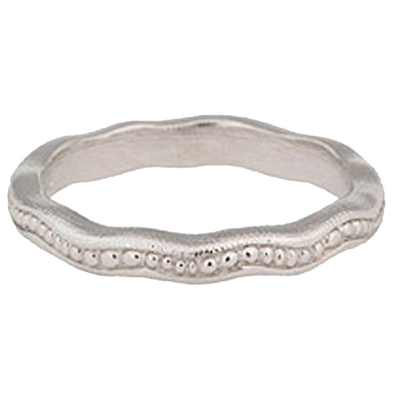 Alex Sepkus Wave Bubble Large Ring R 43PA - Elegant Sterling Silver Statement Ring for Women, Perfect for Weddings, Parties & Everyday Wear