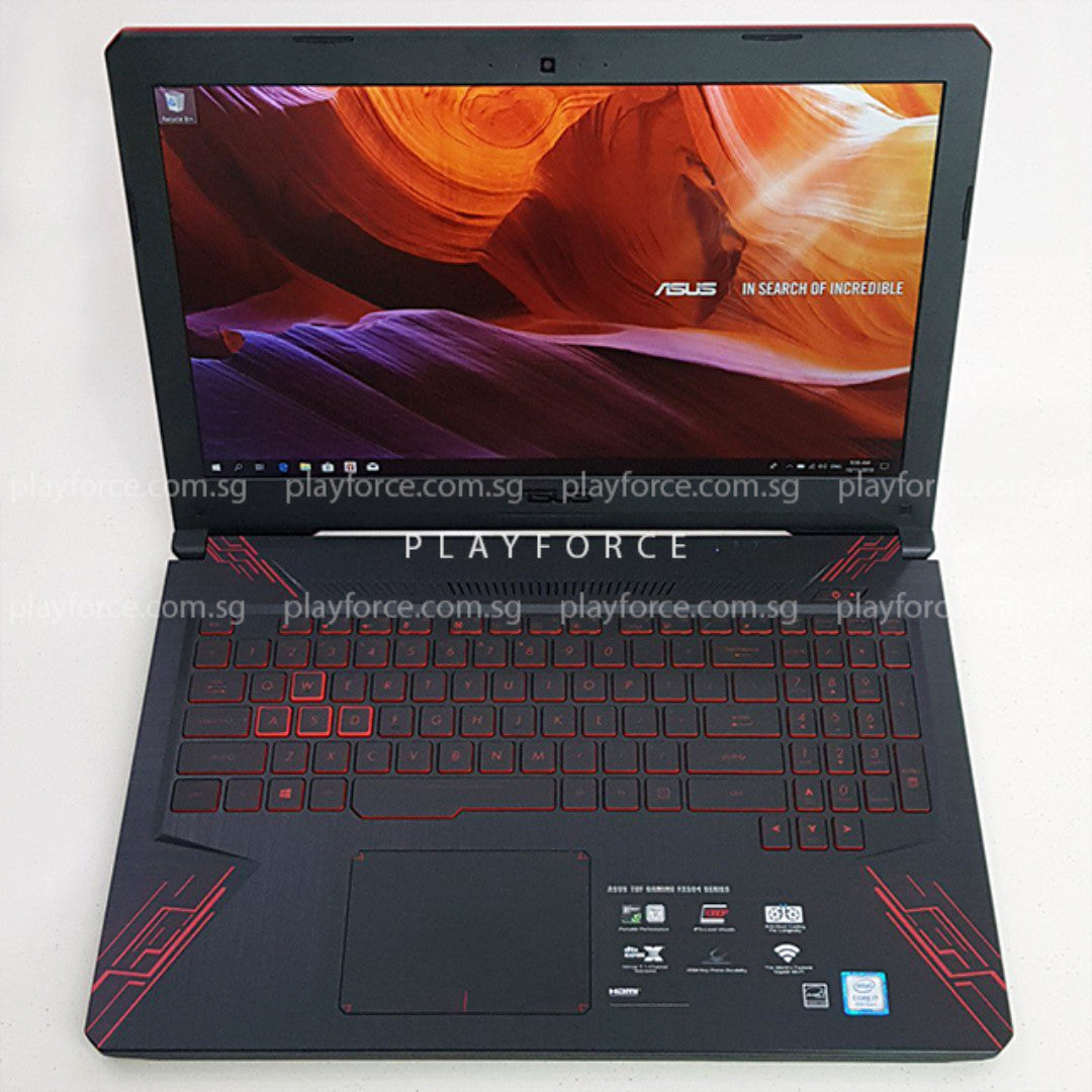 ASUS FX504 Gaming Laptop - Intel Core i7-8750H, NVIDIA GTX 1050Ti 8GB, 1TB HDD + 128GB SSD, 15.6