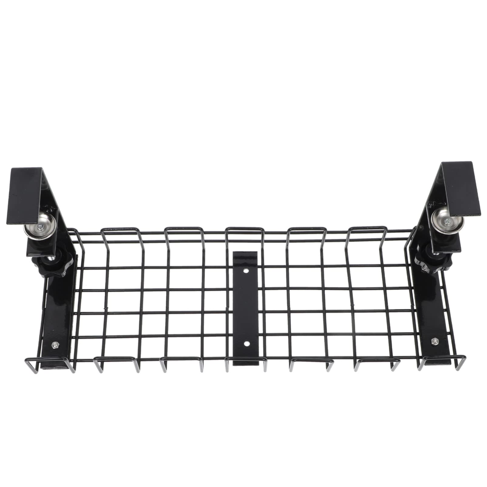 Zerodeko Under Desk Cable Management Tray - Metal Wire Organizer for Office & Home (Black) | Keep Cables Neat Under Computer Desk, Gaming Setup & Workspace