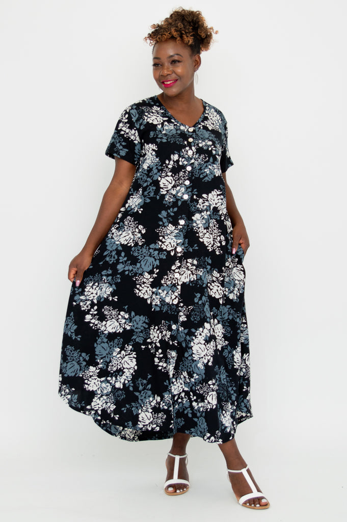 Elegant Cassy Dress by Begi - Women's Flowy Midi Dress for Casual Wear, Date Night & Special Occasions