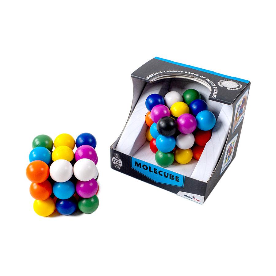 Meffert's Molecule Puzzle Cube - 3D Brain Teaser & STEM Educational Toy for Kids & Adults - Perfect for Stress Relief, Classroom Learning & Family Game Night