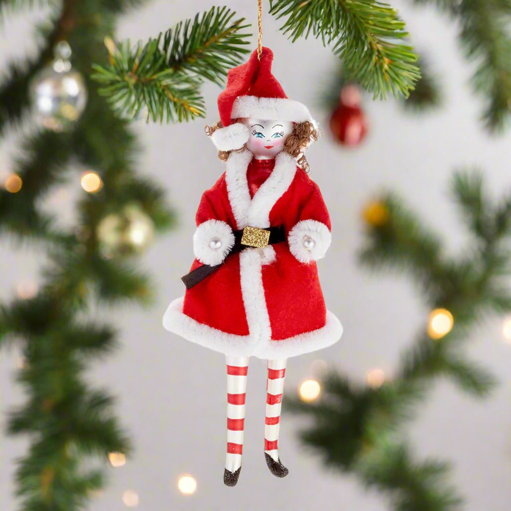 Festive Candy Cane Helper Ornament - Christmas Tree Decoration for Holiday Home Decor & Gift Giving