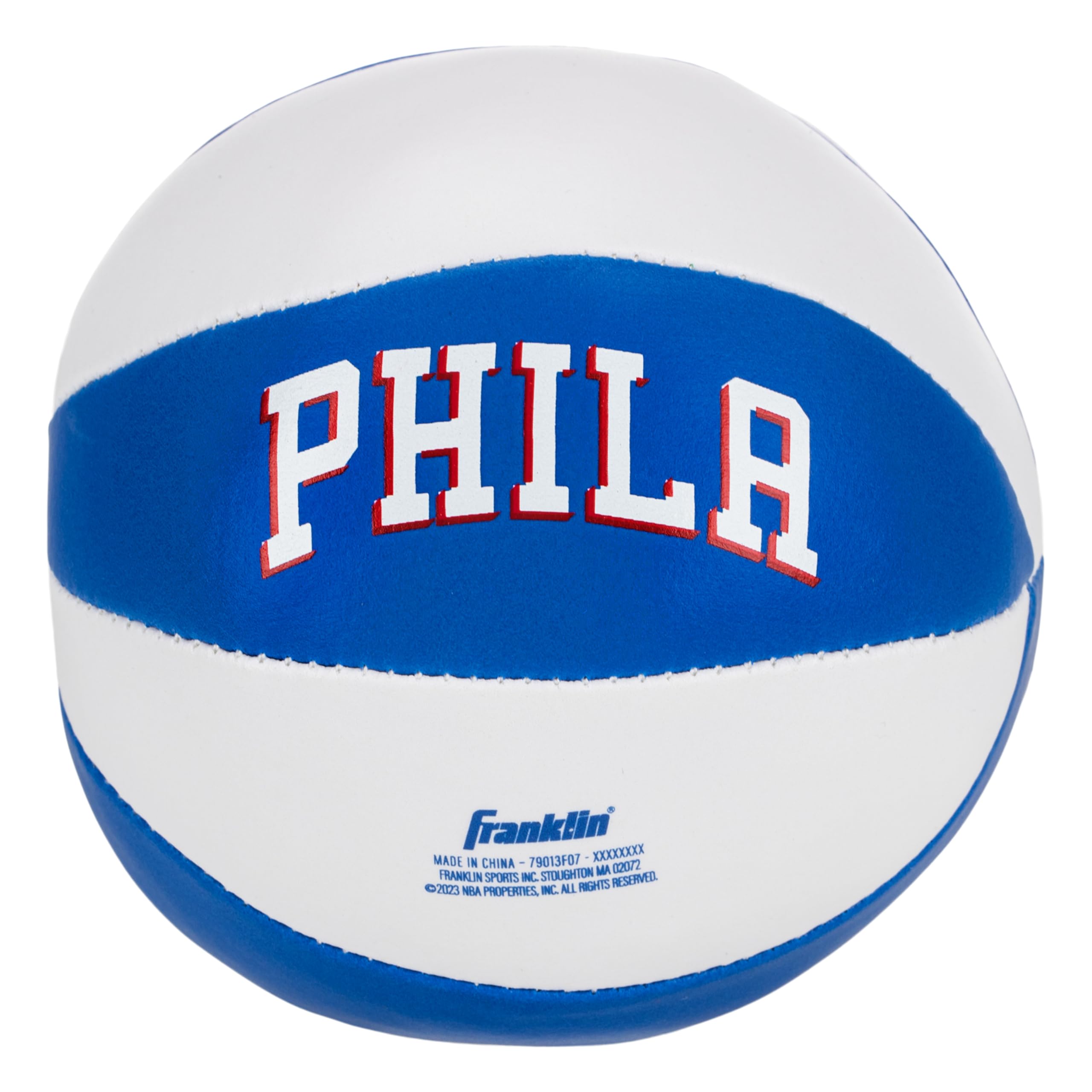 Franklin Sports NBA Mini Basketballs - 2 Pack Soft Kids Toy for Indoor Play & Door Hoops - Perfect for Young NBA Fans