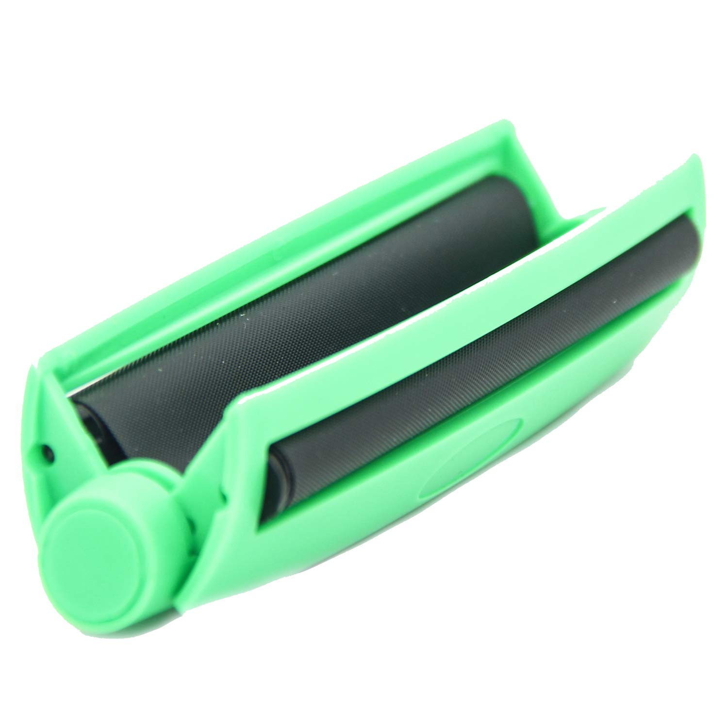Manual Roller Maker - Easy Handheld Rolling Machine for Rolling Papers, 4.33 Inch Green Plastic Injector Tool | Perfect for DIY Cigarettes, Herbs & Tobacco at Home or On-the-Go