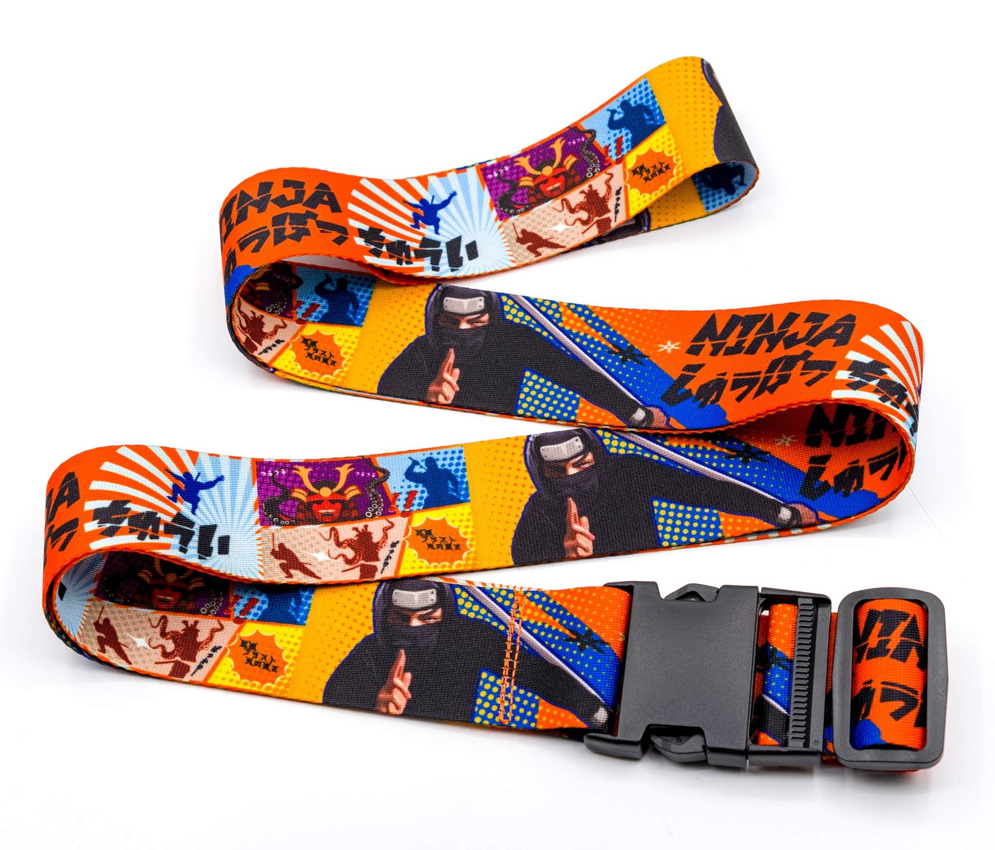 Adjustable 220CM Luggage Straps for Suitcases - Secure Travel Bag Accessories (2 Pack Japanese Anime Design) - Perfect for Airplane, Train & Road Trips