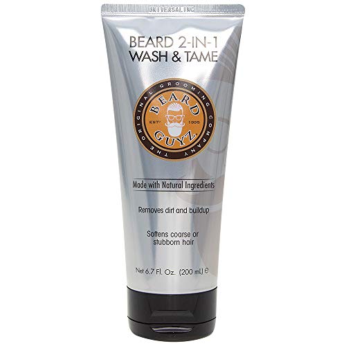 Beard Guyz 2-in-1 Wash & Conditioner for Men - 6.7 oz Pack of 4 - Hydrating Beard Shampoo & Softener - Perfect for Daily Grooming & Styling