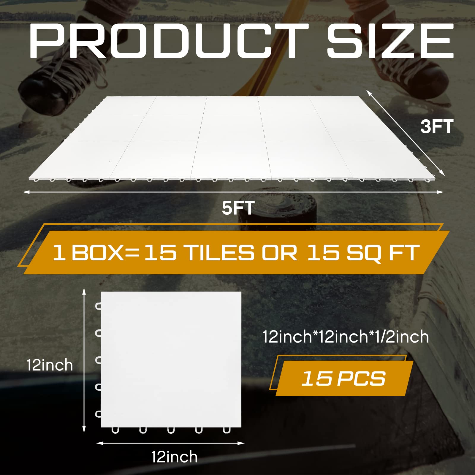 Premium Synthetic Ice Tiles 12