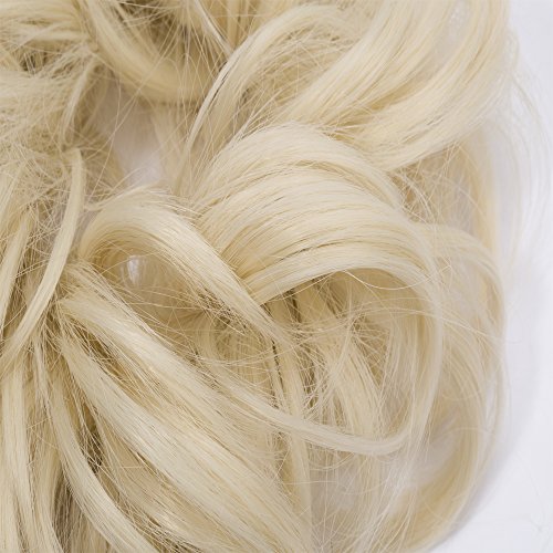Messy Bun Hair Extension for Curly Hair - Clip-in Updo Hairpiece for Women | Perfect for Weddings, Parties & Everyday Styling