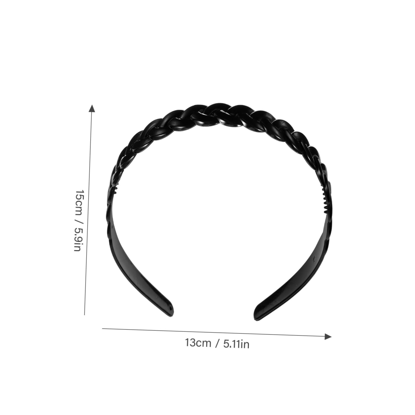 Minkissy 8-Piece Simple Headband Set - Wide Teeth Hair Clasps & Unisex Hair Bands for Men & Women - Fashion Hair Accessories for Workouts, Yoga, and Everyday Styling