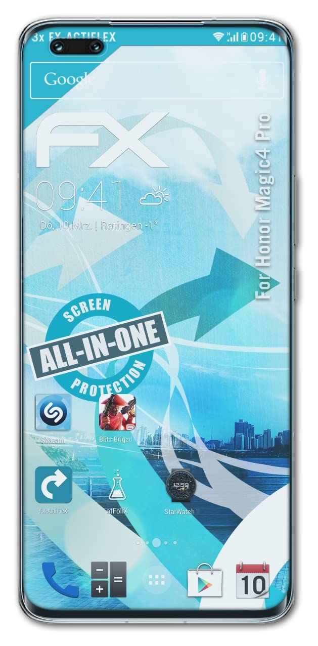 Honor Magic 4 Pro Screen Protector - 3 Pack Ultra Clear Flexible Tempered Glass Film - Anti-Scratch & Bubble-Free for Daily Use, Gaming & Work Protection
