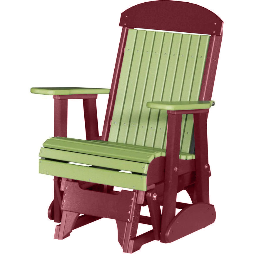 Lime Green on Cherrywood