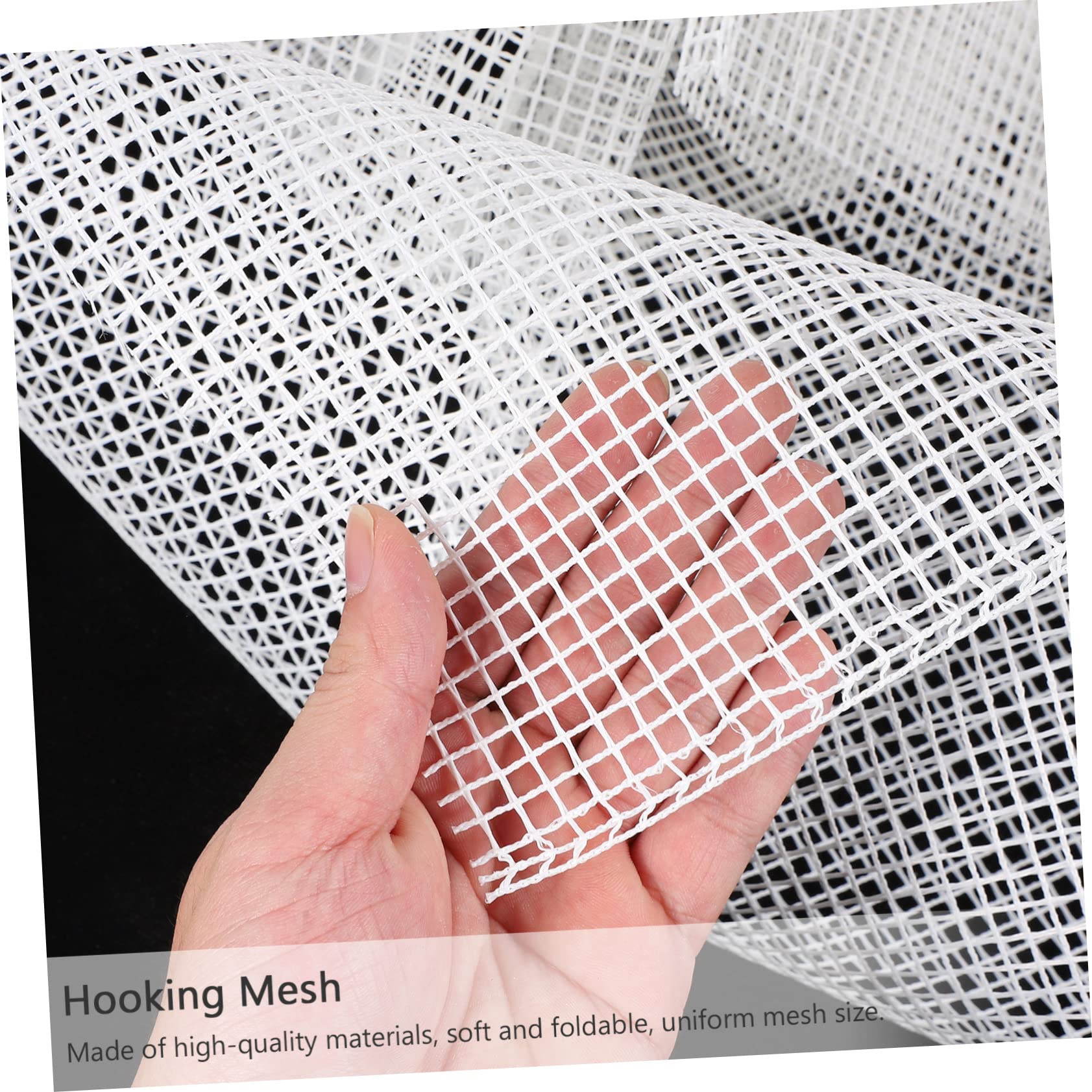 COHEALI Woven Mesh Fabric Crochet Kit - DIY Cross Stitch & Tapestry Making Supplies for Rugs, Carpets & Embroidery Projects - Perfect for Home Decor, Crafting & Gift Making