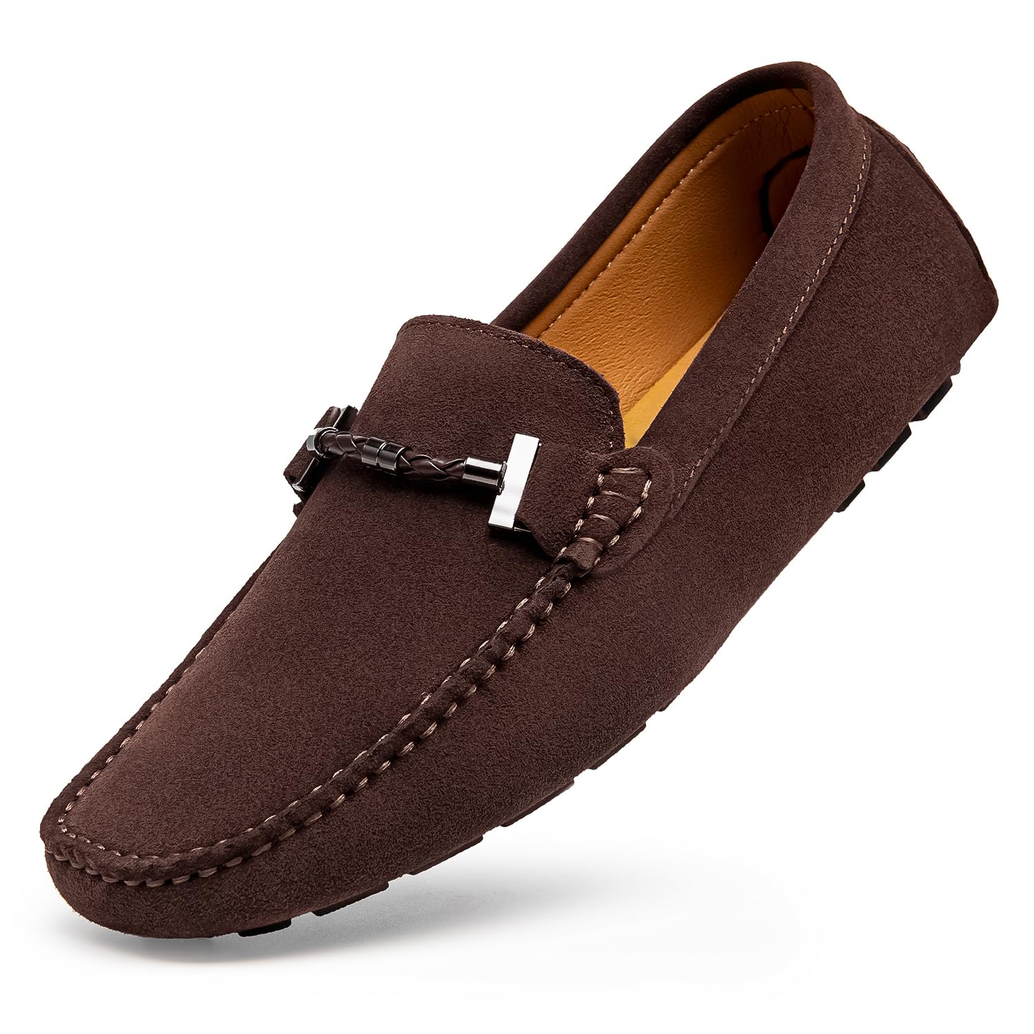 Go Tour Men's Penny Loafers - Comfortable Slip-On Moccasin Driving Shoes & Boat Shoes for Casual Wear, Office & Outdoor Activities