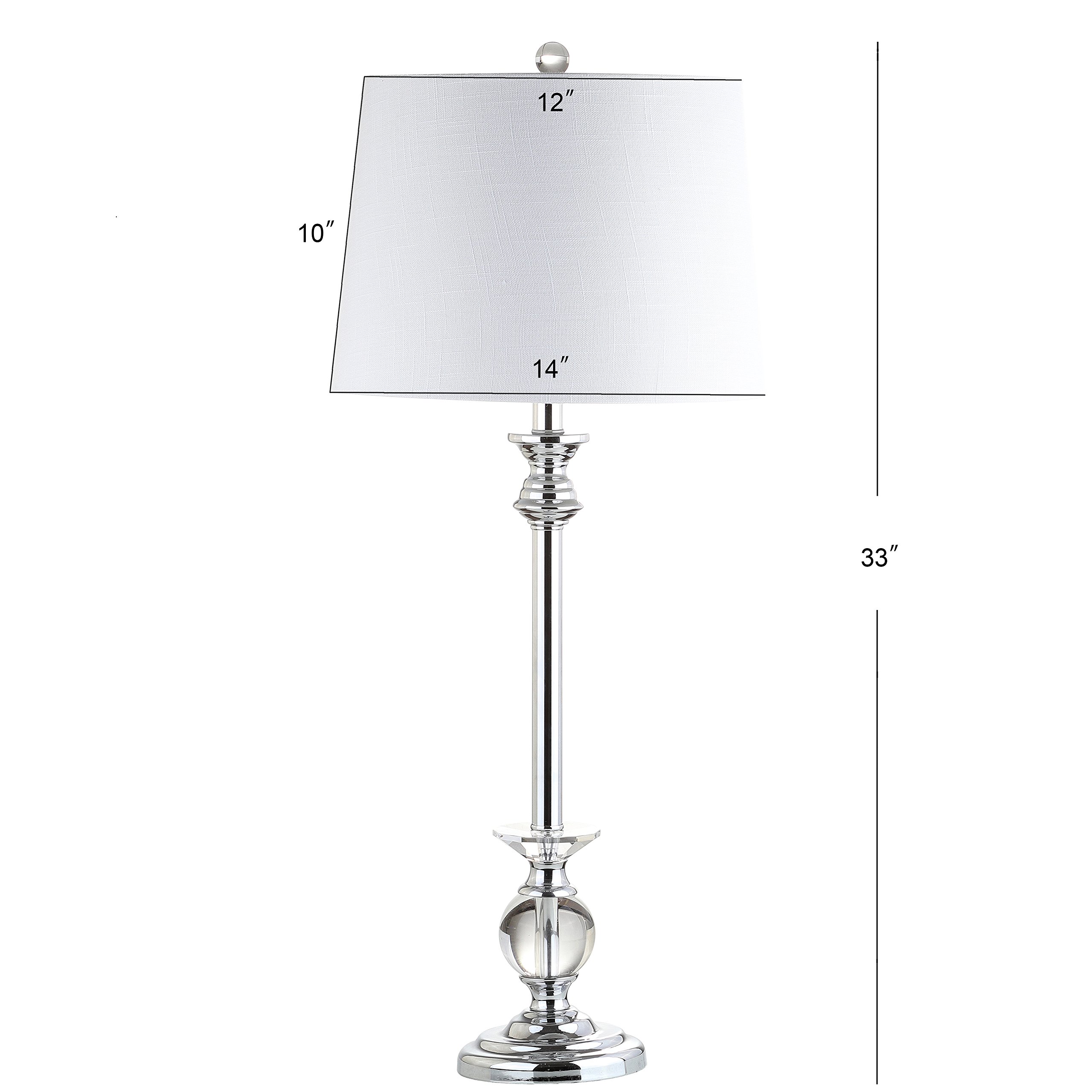 Jonathan Y JYL2056A-SET2 Set of 2 Modern Crystal LED Table Lamps - 33