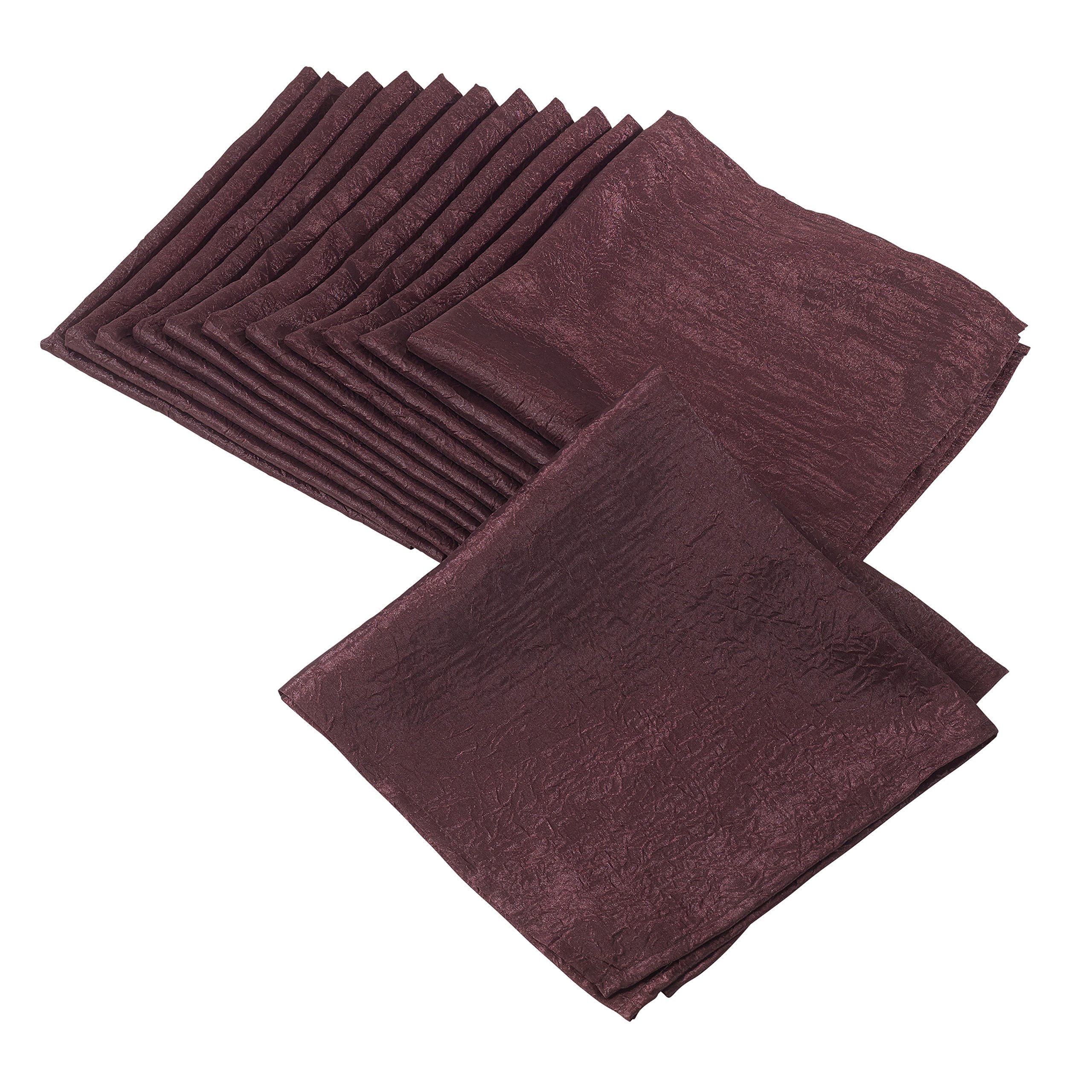 SARO LIFESTYLE 22-Inch Crinkle Collection Chocolate Kitchen Apron - Premium Quality Cooking Apron for Baking, Grilling & Home Chefs