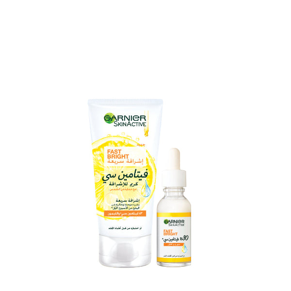 Fast Bright Vitamin C Day Serum 30ml & Day Cream Set - 15% Off - Brightening Skincare Routine for Glowing Skin