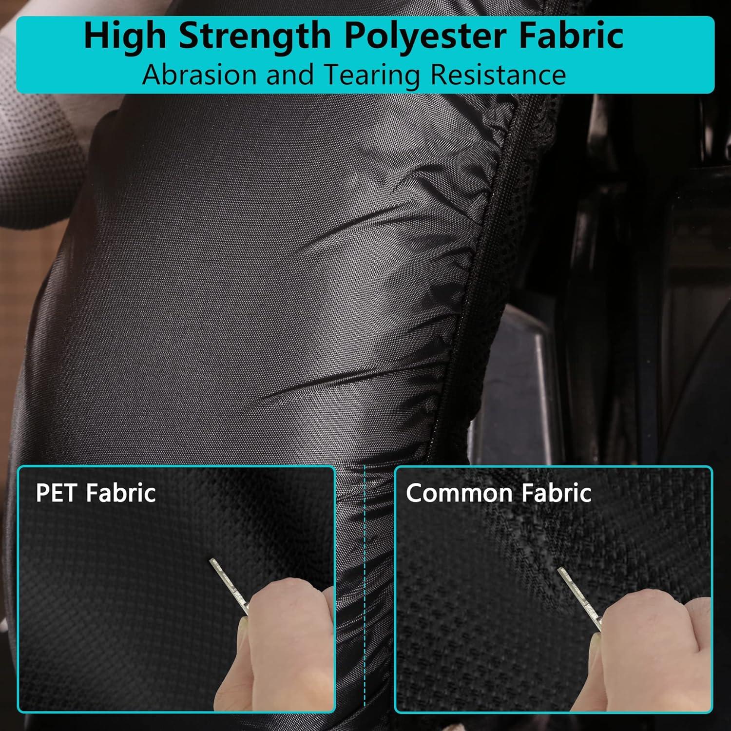 Universal Golf Cart Seat Dust Cover - Waterproof & UV Resistant for Yamaha, EZGO, Club Car - Perfect for Outdoor Storage & Protection from Rain, Dust & Sun Damage