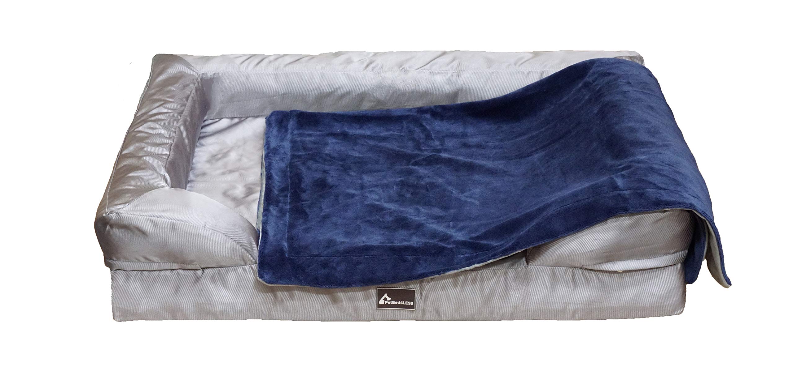 Premium Orthopedic Memory Foam Dog Bed Sofa - Chew Resistant Removable Cover with Waterproof Liner - Supportive Pet Lounge for Large Medium Small Dogs - Perfect for Living Room, Bedroom & Kennel Use