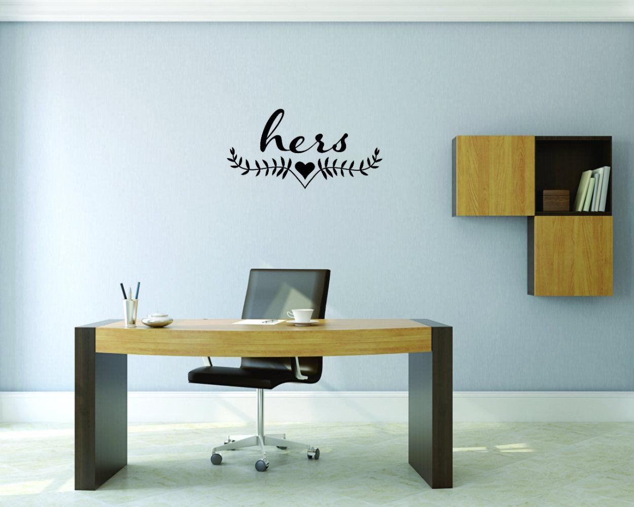 Good Friends & Good Shoes Quote Wall Decal - 14x28 Inches Home Decor Sticker for Living Room, Bedroom, or Office