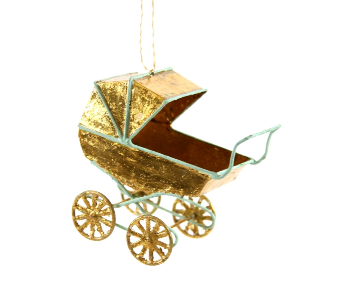 Baby Carriage Ornament - Cute & Safe Decor for Strollers, Baby Showers & Nurseries | Perfect for Newborn Gifts & Nursery Room Decorations