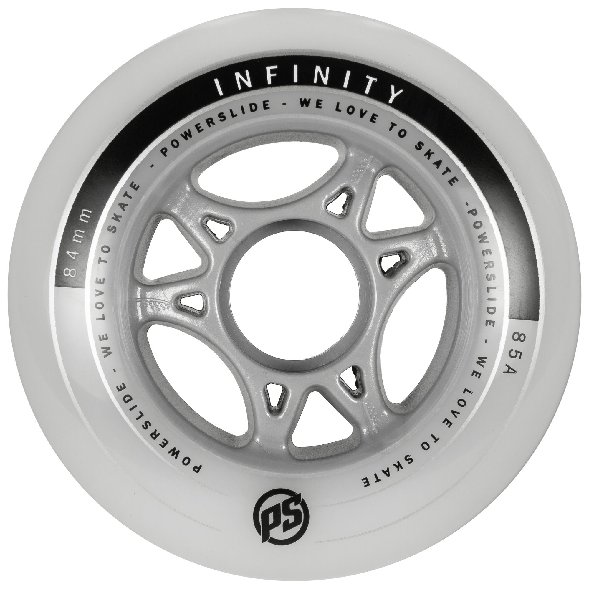 Infinity 84/85A Skateboard Wheels - 4 Pack Set for Smooth Riding & Tricks - Perfect for Street Skating & Park Performance