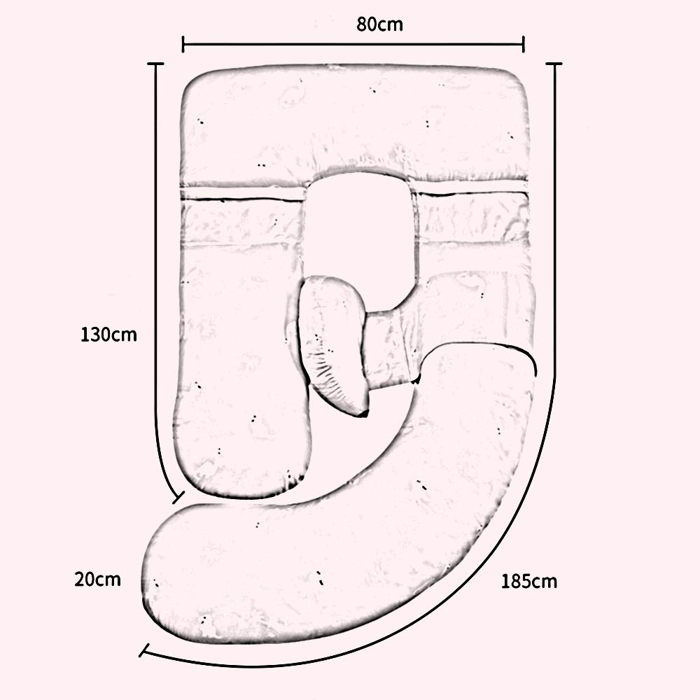 **U-Shaped Pregnancy Body Pillow for Maternity Support – Full Body Pillow with Detachable Extension for Back, Hips, Legs & Belly Comfort – Ideal for Pregnant Women & Side Sleepers**    *(Use Cases: Perfect for pregnancy comfort, postpartum recovery, side sleeping support, and relieving back & hip pain.)*