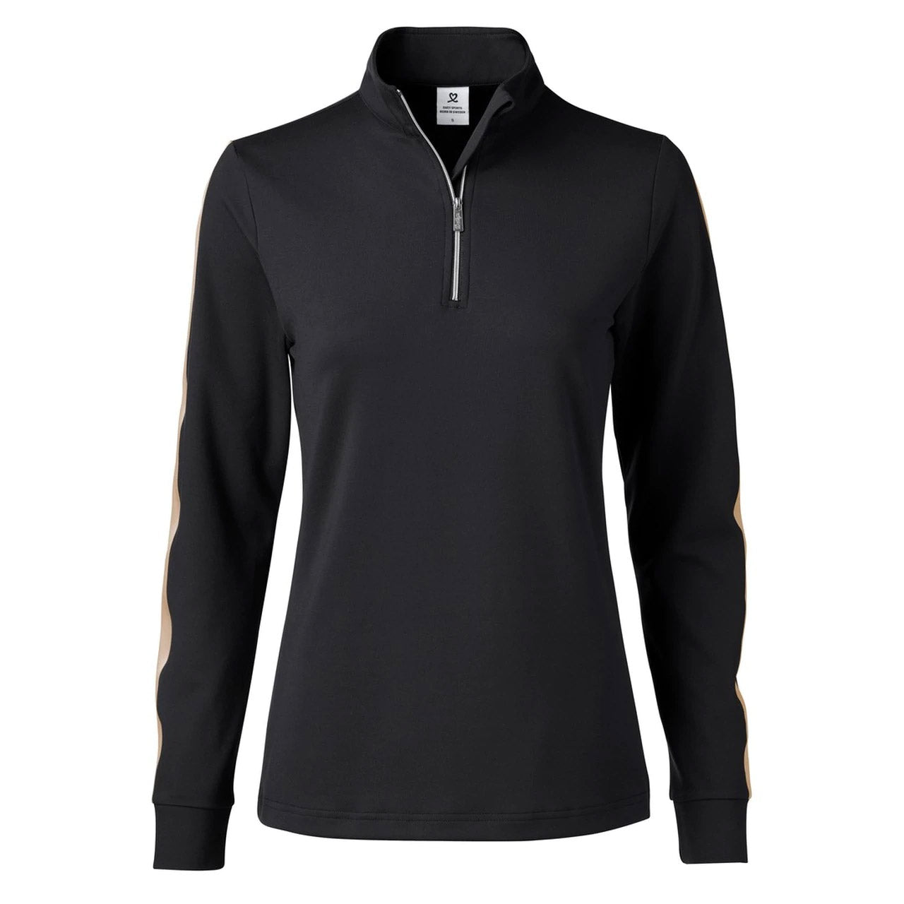 Anna Black Women's Golf Half Zip Pullover - Breathable & Moisture-Wicking for Daily Sports & Outdoor Activities - Perfect for Golf, Running & Casual Wear
