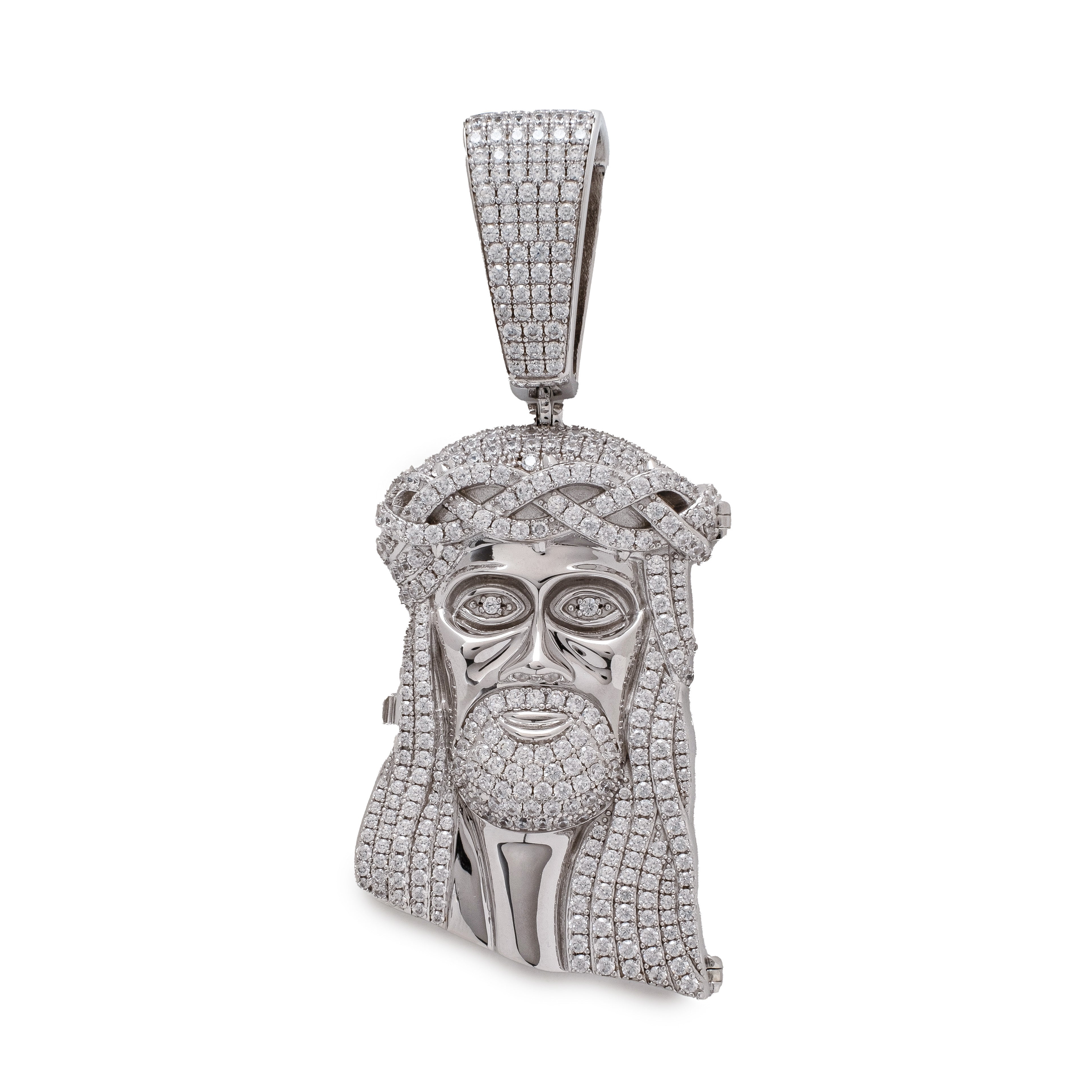 Jesus Piece Locket Pendant - .925 Sterling Silver Religious Jewelry for Men & Women - Perfect for Church, Gifts, and Everyday Faith-Based Fashion