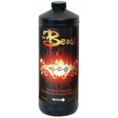 Nutri+ The Beast - Bloom Treatment 1 Liter | Premium Plant Nutrient Solution for Hydroponics & Indoor Gardening | Enhances Flowering & Fruit Development for Lush Harvests