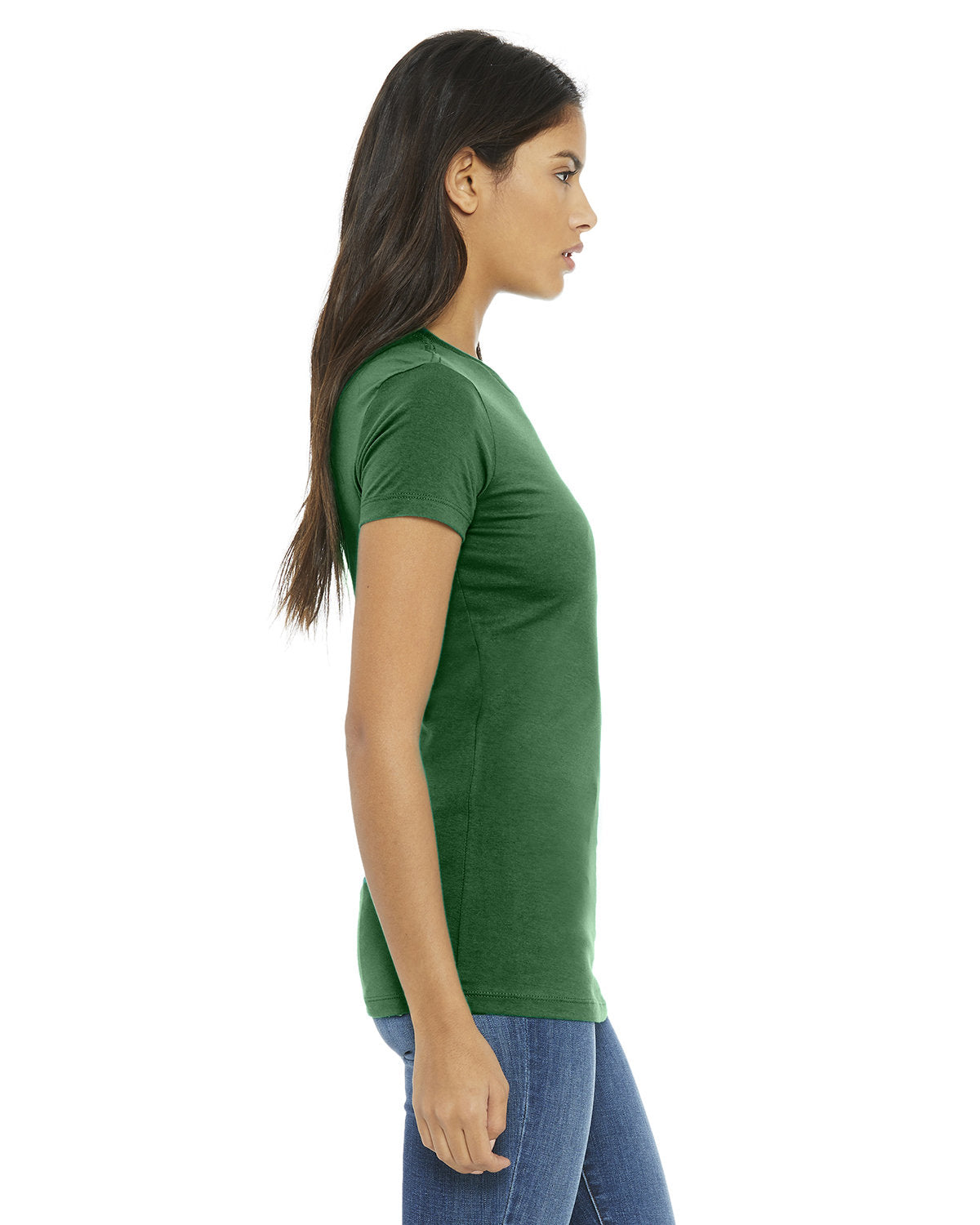 Bella + Canvas 6004 Women's Slim Fit Short Sleeve T-Shirt - Soft Cotton Crew Neck Tee for Casual Wear, Gym & Everyday Outfits