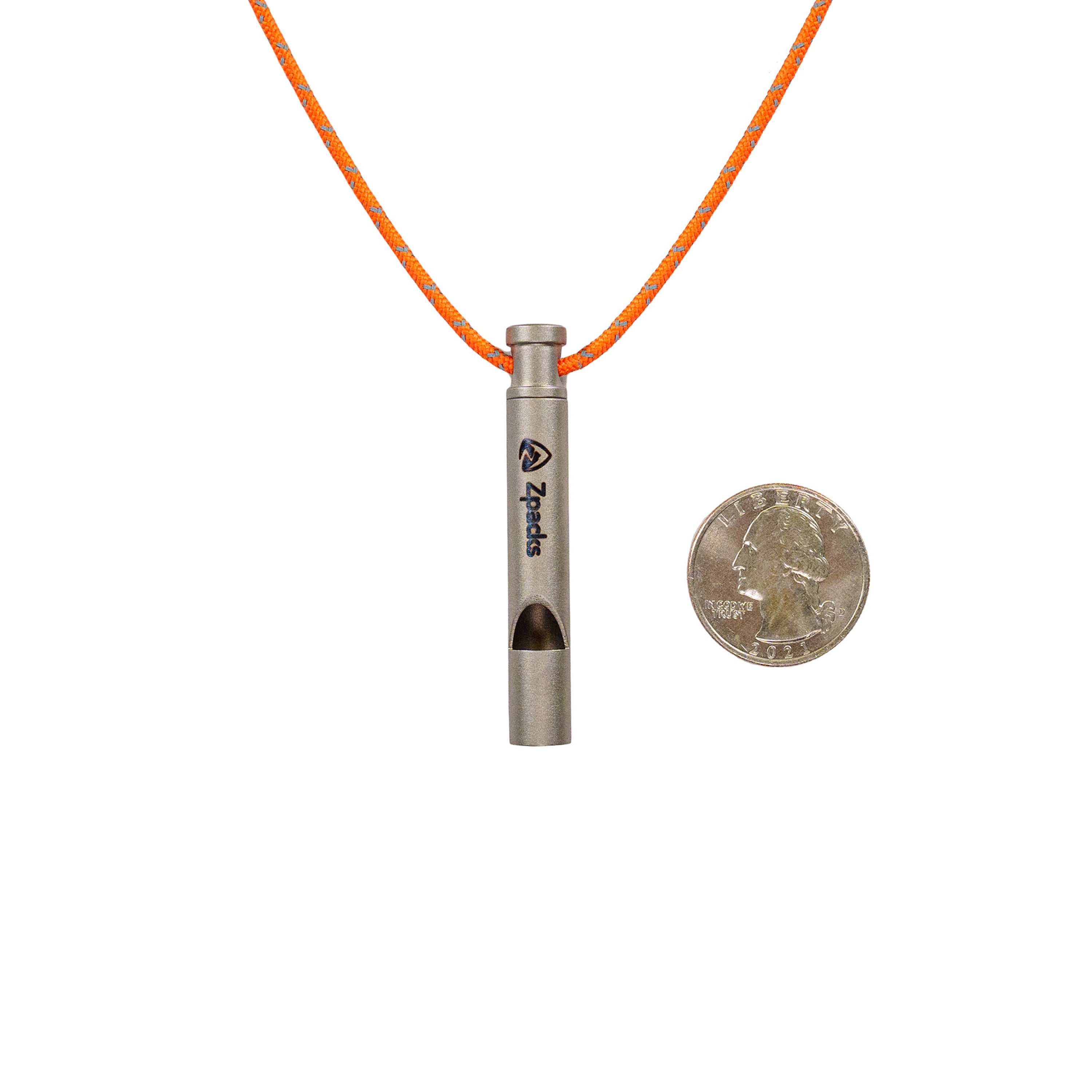 Ultralight Titanium Whistle - Emergency Survival Whistle for Hiking, Camping & Outdoor Adventures | Loud Safety Whistle for Kids & Adults | Durable & Weatherproof