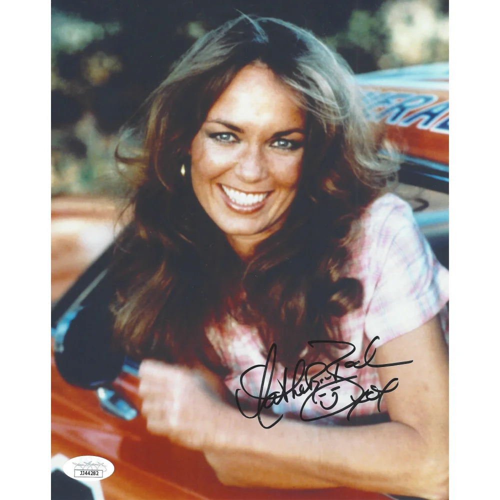 Authentic Catherine Bach Signed 8x10 Photo with JSA COA - Daisy Dukes from The Dukes of Hazzard - Perfect for Collectors, Fans & Home Theater Decor