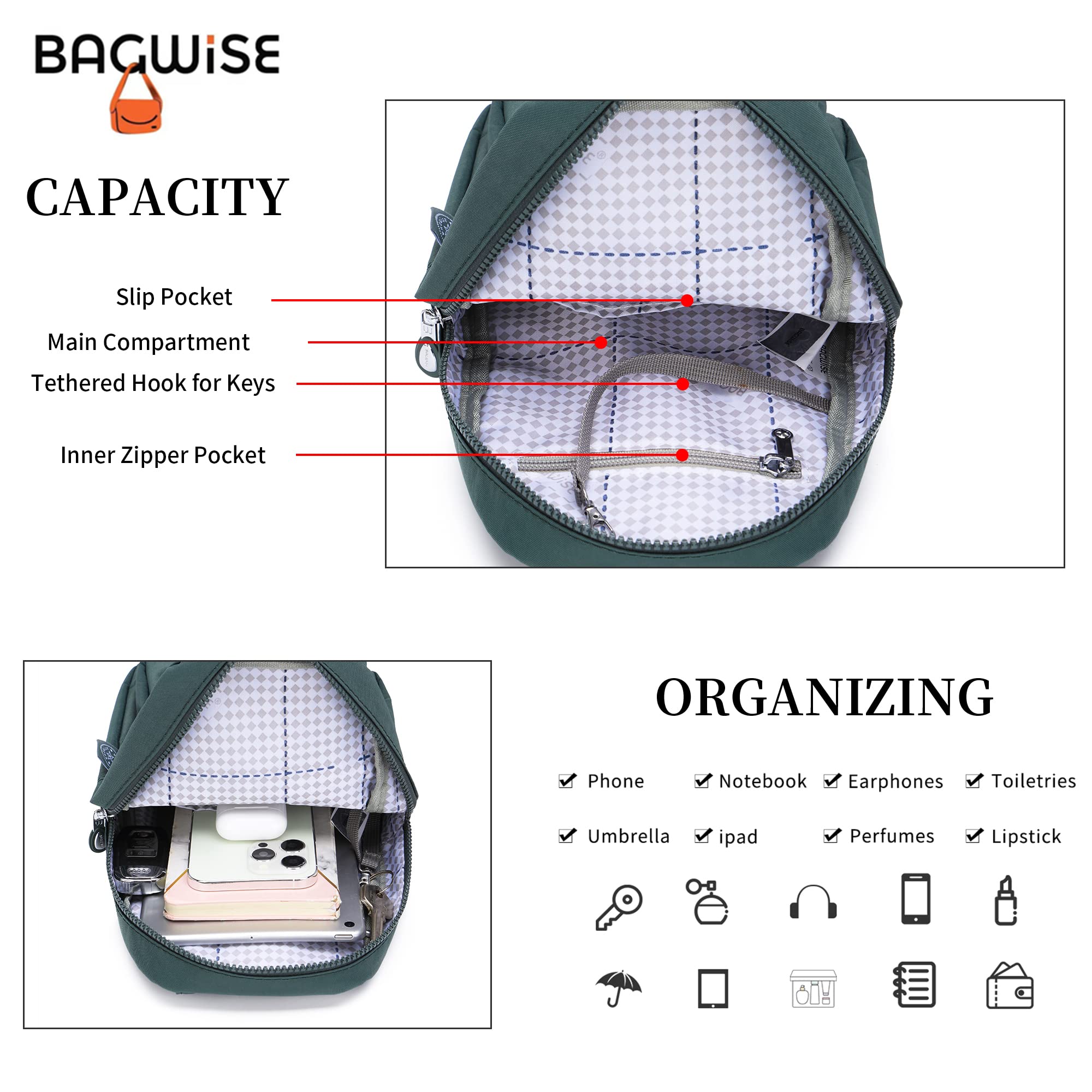 Stylish Crossbody Bags for Women & Men - Lightweight Unisex Sling Purse with Adjustable Strap | Perfect for Travel, Shopping & Everyday Use