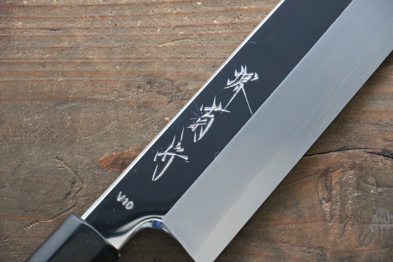 Premium Kikumori VG10 Kiritsuke Japanese Chef Knife 240mm - Razor Sharp Mirrored Finish for Sushi, Sashimi & Precision Cutting - Professional Kitchen & Home Cooking Essential