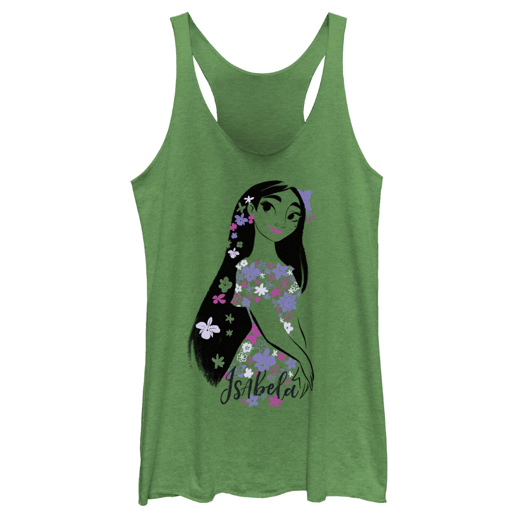 Disney Isabela Racerback Tank Top for Women - Casual Summer Wear