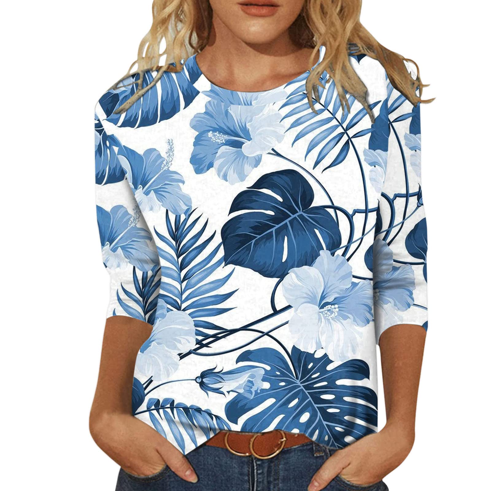 Women's Summer Printed Short Sleeve Tank Top - Casual Tunic Blouse for Beach, Gym & Everyday Wear | Breathable Comfort Fit