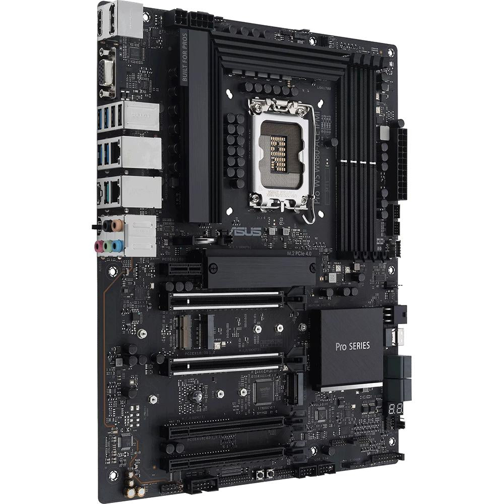ASUS Pro WS W680-ACE IPMI Motherboard - Intel W680 Chipset, LGA 1700 Socket, DDR5 Support for Workstations & Servers | Ideal for Professional Content Creation, 3D Rendering & Data Centers