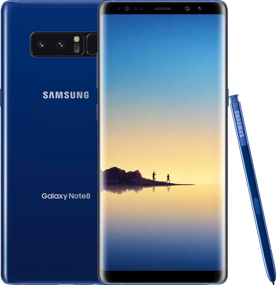 Samsung Galaxy Note 8 64GB Smartphone - Deepsea Blue (Sprint Unlocked) - Large Screen, S Pen Stylus, Water Resistant - Perfect for Business Professionals & Creative Work